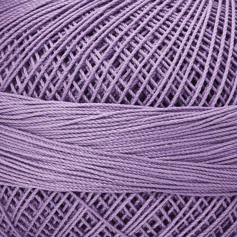 LIZBETH هاندي هاندز 210 ياردة خيط قطن ليزبث 25 جرام أرجواني متوسط - Image 2